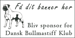 Bliv sponsor for Dansk Bullmastiff Klub
